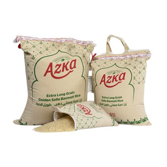 Azka Extra Long Grain Creamy Sella Basmati Rice
